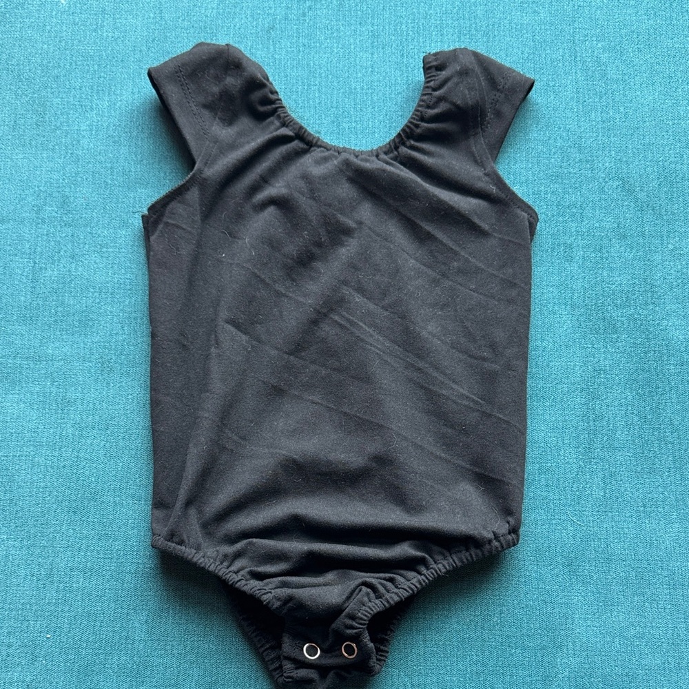 Baileys Blossoms Black Sleeveless Bodysuit